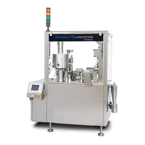 Automatische Füllmaschine - CD 40 - Romaco Group - Gehäuse / für staubförmiges Gut / für Pellets