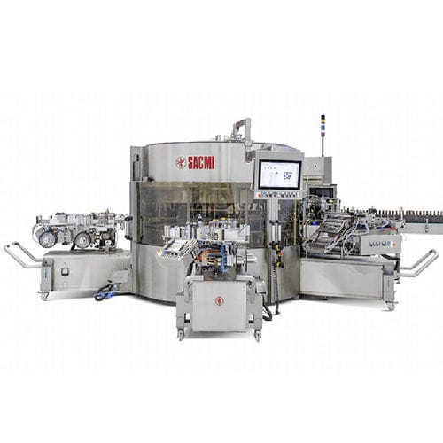 Automatische Etikettiermaschine - FLEXIOPERA BEER - Sacmi Labelling - für Flaschen / für die Abfüllindustrie / für selbstklebende Etiketten