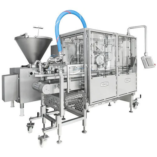 Becherfüllanlage - Vemag - für Lebensmittel / für die Lebensmittelindustrie / Vakuum