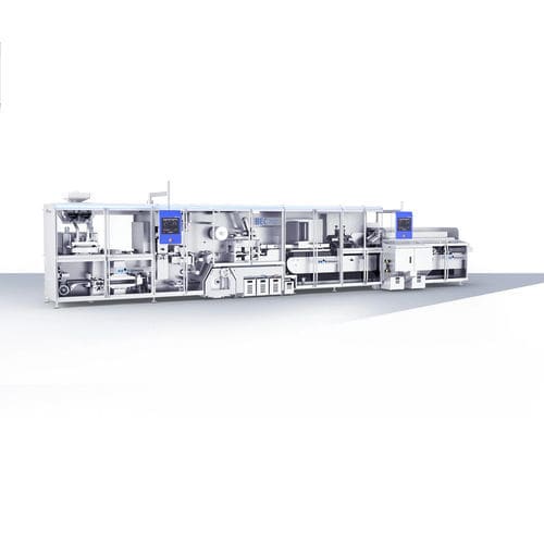 Kartonierer für Blister - BEC 700 - Uhlmann Pac-Systeme GmbH & Co. KG - vertikal / für die Pharmaindustrie / kompakt