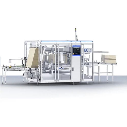 Horizontaler Kartonpacker - EC 12 - Uhlmann Pac-Systeme GmbH & Co. KG - automatisch / für flexible Verpackungen / für Verpackungen pharmazeutischer Produkte