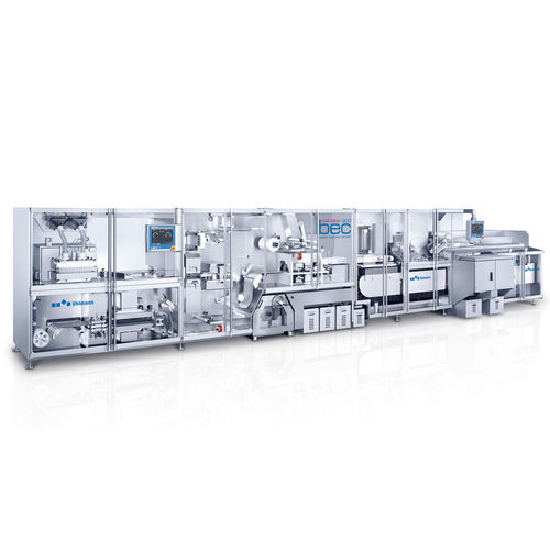 Horizontaler Kartonierer - BEC 500 - Uhlmann Pac-Systeme GmbH & Co. KG - für die Pharmaindustrie / für Blister
