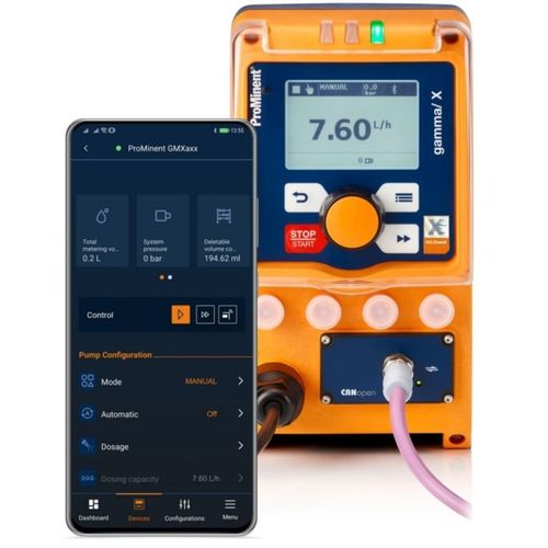 Mobile App / für Pumpen - DULCONNEX Blue - ProMinent Group - Steuerung / Android / iOS