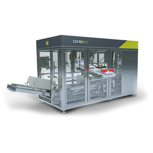 Automatischer Kartonaufrichter und-verschließer - COMBIBOX - TMG Impianti S.p.a. - Multifunktion / für die Lebensmittelindustrie