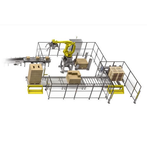 Palettierer für Dosen - FLEXROBOT - TMG Impianti S.p.a. - Roboter / Schalen / für Karton