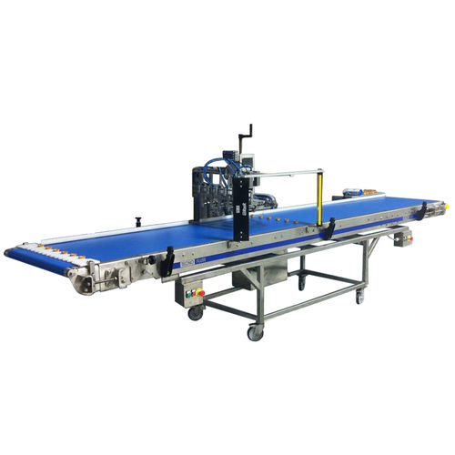 Automatische Füllanlage - DF 350 - SEVEN FLUSS S.r.l. - Tablett / für Lebensmittel
