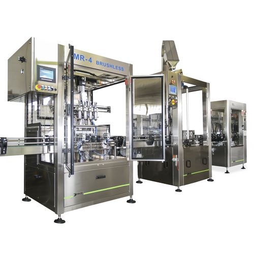 Blasform-, Etikettier-, Füll- und Verschließmaschine / für Kunststoffflaschen - MR 4 – MTS 1 - SEVEN FLUSS S.r.l.