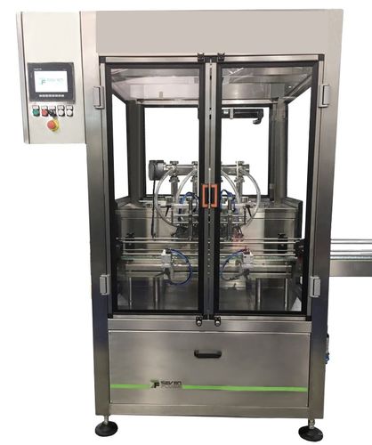 Automatische Füllmaschine - MR VP - SEVEN FLUSS S.r.l. - für Töpfe / für kosmetische Cremes / für Pflanzenschutzmittel
