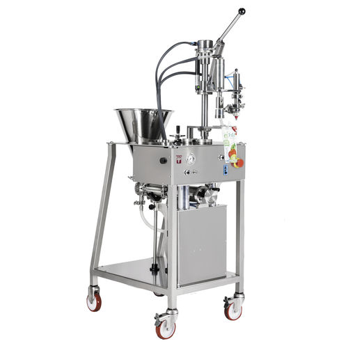 Halbautomatische Füll- und Verschließmaschine - Tenco - für Flüssigkeiten / für Pharmaprodukte / Flaschen