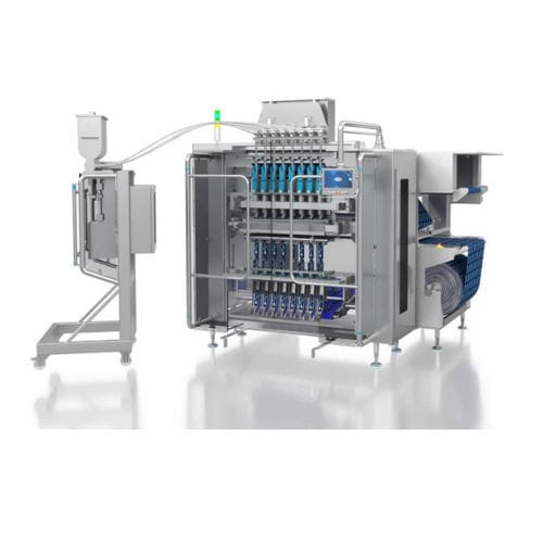 Absackmaschine für Pulver - Universal Pack - vertikal / Stickpack / für die chemische Industrie