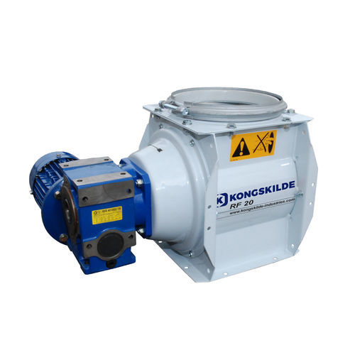 Zellenradschleuse für pneumatische Förderung - RF series - KONGSKILDE INDUSTRIES - Rundsockel