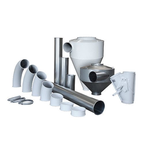 Pneumatik-Rohr - OK series - KONGSKILDE INDUSTRIES - galvanisiertem Stahl / für pneumatische Förderung / antihaftbeschichtet