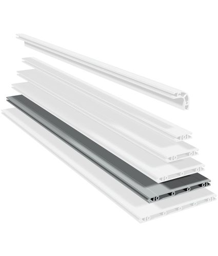 Aluminiumprofil - Panel profiles PP 50 - PP 250 - isel Germany - gerillt / flach / rechteckig