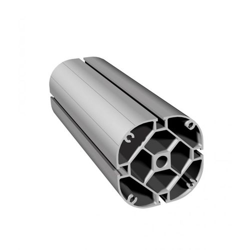 Aluminiumprofil - Stand profiles HP 100 / HP 140 - isel Germany - gerillt / rund / rahmen