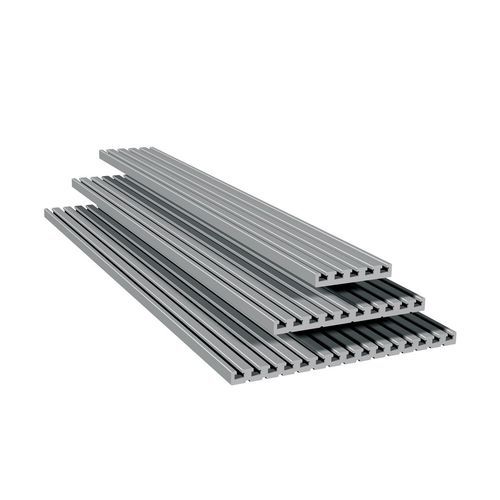 Aluminiumprofil - PT 25 - isel Germany - anodisiertes Aluminium / flach / T