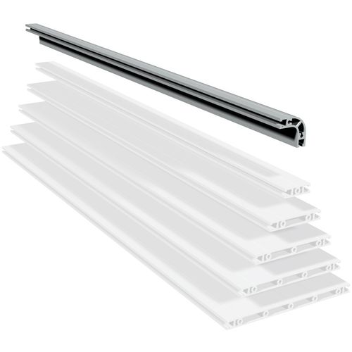 Aluminiumprofil - Panel profiles PP 50 - PP 250 - isel Germany - gerillt / rahmen