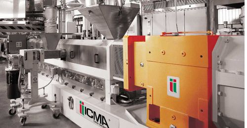 Extruder / gleichlaufende Doppelschnecken - ICMA San Giorgio - Aufbereitung / für Masterbatch