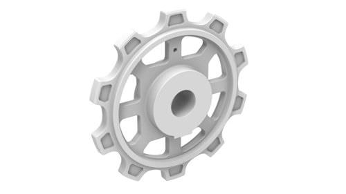 Gerade verzahntes Kettenrad - HS-2600-o/2600 TAB-O series - Huanan Xinhai (Shenzhen) Technology Co.,Ltd. - Naben / für Förderketten