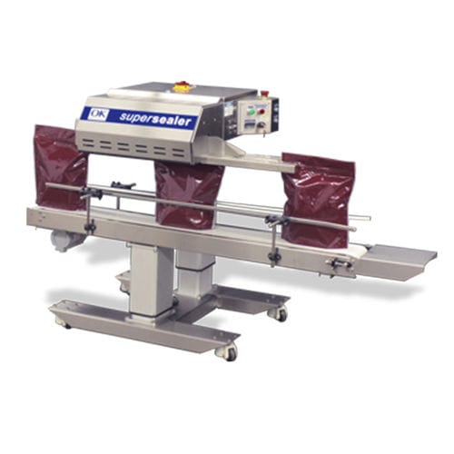 Dreh-Siegelmaschine - Supersealer SB20 - OK International - halbautomatisch / für Säcke / für die Lebensmittelindustrie