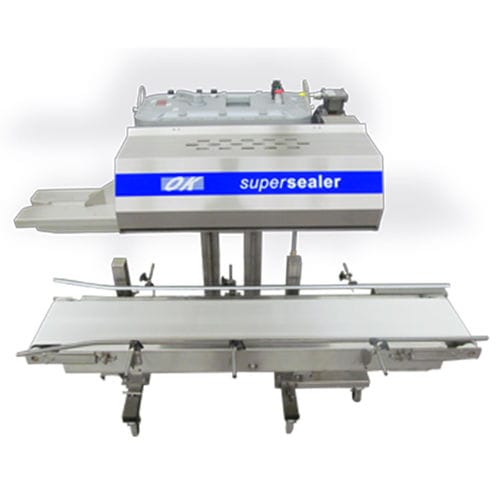 Dreh-Siegelmaschine - Supersealer SB30 - OK International - halbautomatisch / für Säcke / kontinuierlich