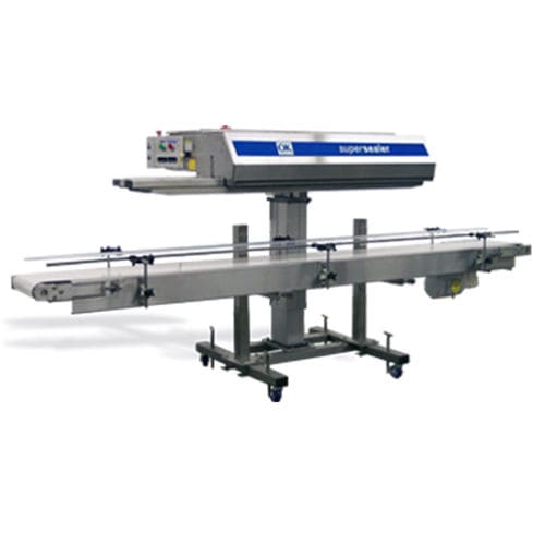 Dreh-Siegelmaschine - Supersealer SB40 - OK International - halbautomatisch / für Säcke / für Schwerlastanwendungen