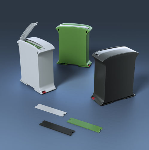 Gehäuse für Hutschienen - Railbox Blind series - Italtronic - modular / ABS / für elektronische Geräte