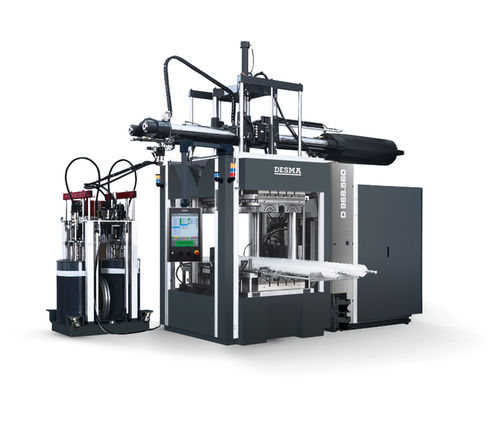 Vertikale Spritzgießmaschine - BENCHMARK series - DESMA Elastomertechnik - hydraulisch / für Elastomere