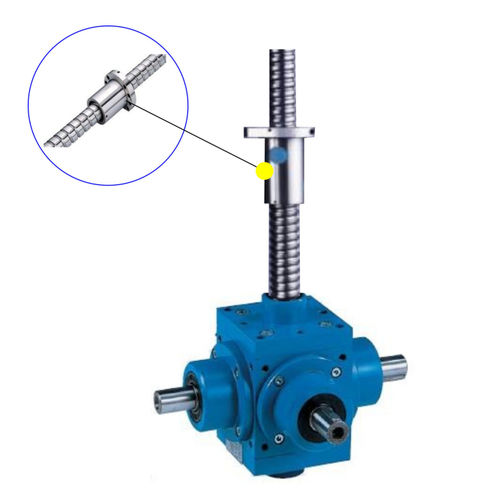 Spindelhubgetriebe / axial verfahrende Kugelgewindespindel - RNM-50 - NOSEN M&E TECHNOLOGY CO.,LTD - rotierende Kugelgewindespindel / mit Kegelradgetriebe / Sicherheitsmutter