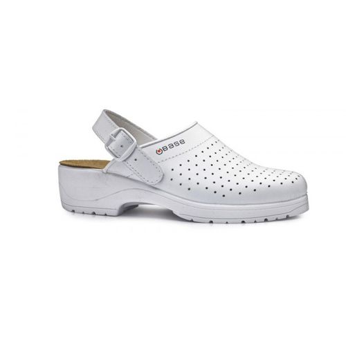 Clogs für Labor - B0551 XENO - BASE PROTECTION - rutschfest / Leder