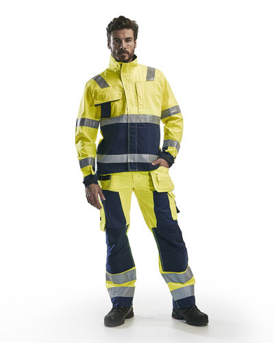 Arbeitsjacke - 406418113389 - BLAKLADER WORKWEAR - wasserdicht / Warnschutz / Baumwolle