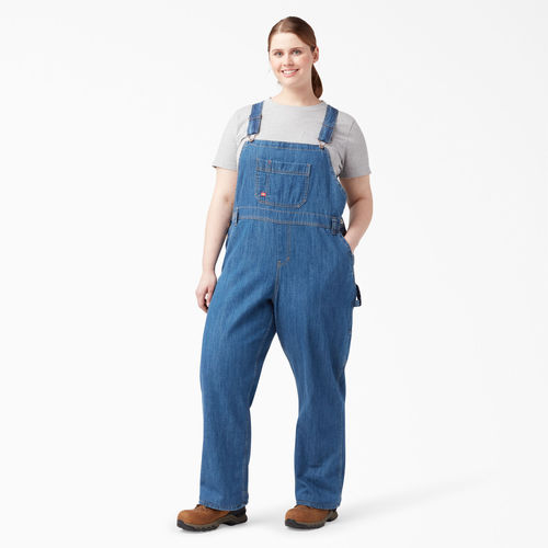 Arbeitslatzhose - FBW206 - DICKIES - aus Ökolabel-Hickory / Baumwolle / Denim