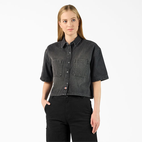 Arbeitshemd - DICKIES - Baumwolle / Denim / für Frauen