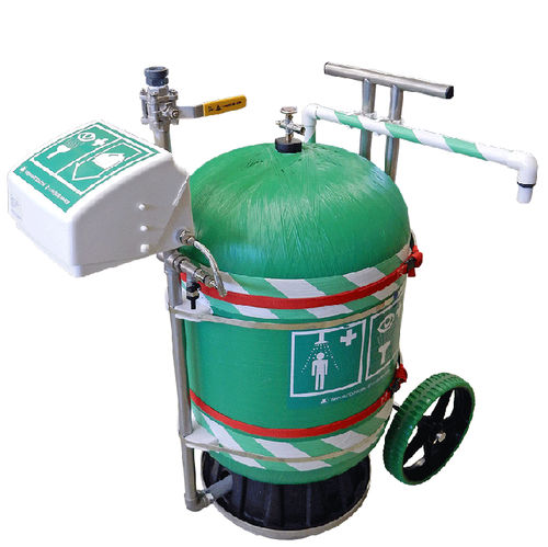 Mobile Sicherheitsdusche - MBK 29 - Matcon B.V. - Kunststoff / Augen Gesicht / Edelstahl