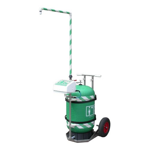 Mobile Sicherheitsdusche - MBK 27 - Matcon B.V. - Kunststoff / für Außenbereich / Edelstahl