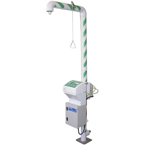 Bodenstehende Sicherheitsdusche - MB 250/50 + series - Matcon B.V. - augen / Boiler / für Außenbereich
