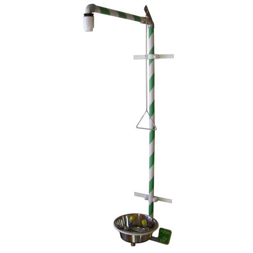 Wandmontierte Sicherheitsdusche - MB 150/30 W - Matcon B.V. - Kunststoff / augen / für den Innenraum