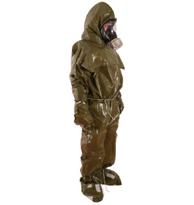 Chemikalienbeständiger Overall - SAUVEGARDE - MATISEC - unisex / grün / mit Kapuze