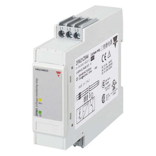 Spannungsüberwachungsrelais - DPA01CM44 - CARLO GAVAZZI - Frequenz / Phasen / für Phasenverlust