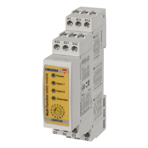 SIL-Sicherheitsmonitor - CM22D0A - CARLO GAVAZZI - für DIN-Schiene