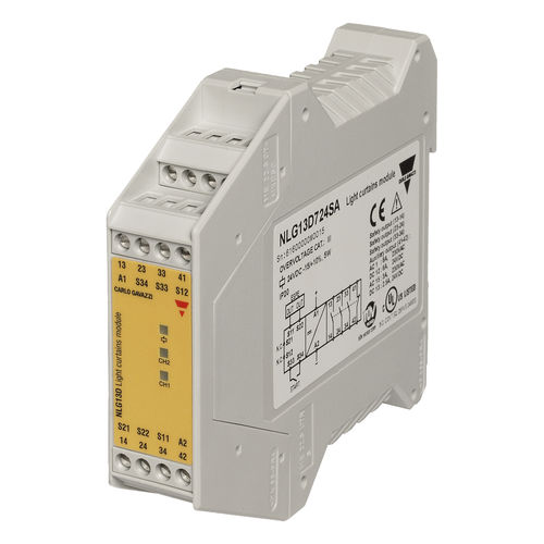 Sicherheitslichtvorhang - NLG13D724SA - CARLO GAVAZZI - Mehrstrahl / Einweg / kompakt