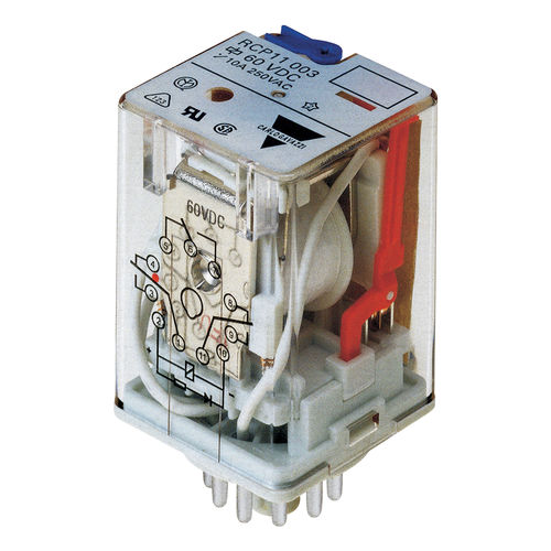 Elektromechanisches Relais / AC - RCP11003110VDC - CARLO GAVAZZI - 3NO/NF / kompakt / steckbar