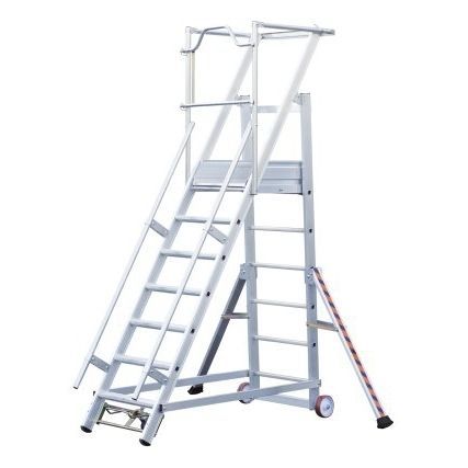 Arbeitsplattform - WAREHOUSE - TUBESCA - mobil / Bedienertür