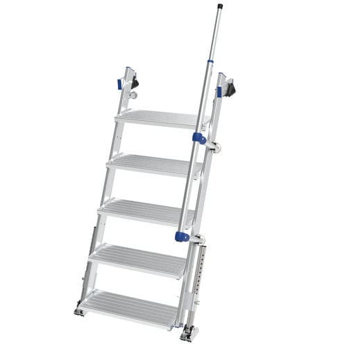 Aluminiumleiter - LORRY - TUBESCA - Plattform / mit Seitenzugang