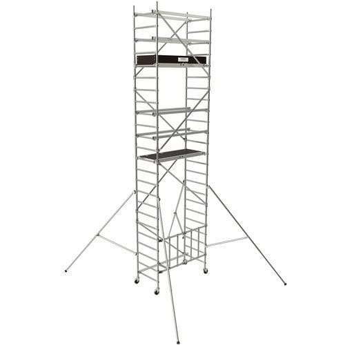 Mobiler Gerüstturm - Speedy 4 + 3T - TUBESCA - Fassaden / modular / Aluminium