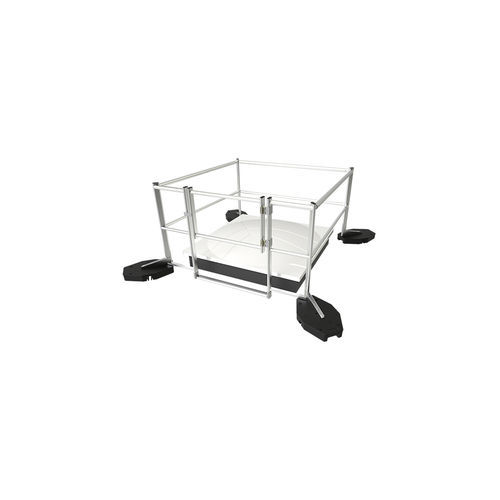 Aluminium-Schutzgeländer - HORIZON - TUBESCA - für Glasdach