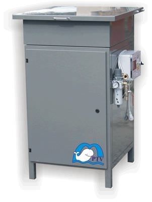 Speicherbehälter - 800 x 800 x 1 200 mm | - PTV spol. sr.o. - Abrasiv / für Wasserstrahlschneidmaschine / Metall