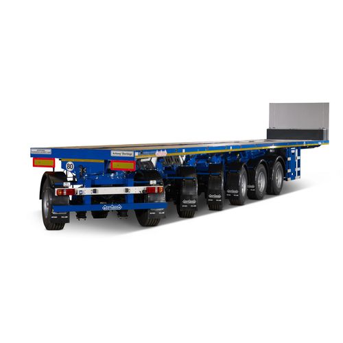Gooseneck-Anhänger - OVB BALLASTTRAILER - NOOTEBOOM - mit pneumatischer Aufhängung / 6-Achsen / angehängt