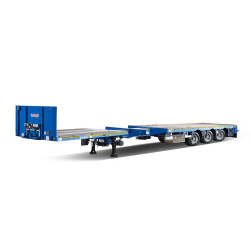 Gooseneck-Sattelauflieger - MCO-MEGA - NOOTEBOOM - 3-Achsen / angehängt / hydraulisch