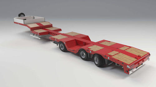 Sattelauflieger für Containertransport - OSDS-48-03V(EBW)  - NOOTEBOOM - Kipper / automatische Erfassung / Ultra-Tieflader