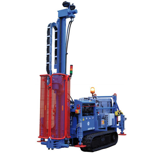 Kernbohrgerät - APAFOR® 220  - APAGEO - geotechnische / zur Bodenuntersuchung / auf Raupen